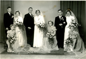 F26 3 zussen Brummelman getrouwd 1954
